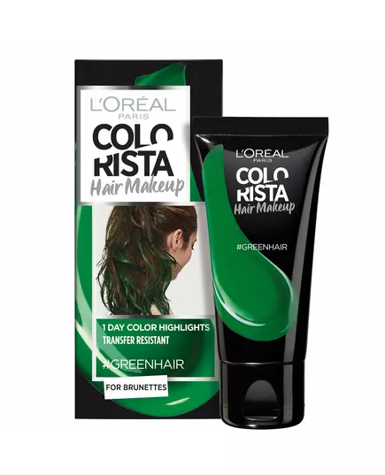 Полуперманентная краска для волос L'Oréal Paris Colorista Hair Makeup #GREENHAIR, 30 мл