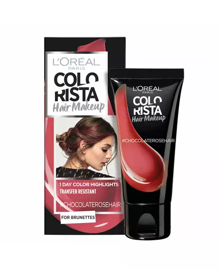 Полустойкая краска для волос L'Oréal Paris Colorista Hair Makeup #CHOCOLATEROSEHAIR, 30 мл