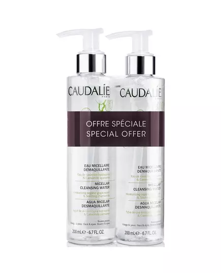 Набор мицеллярной воды для всех типов кожи Caudalie, 2 × 200 мл, изображение 2