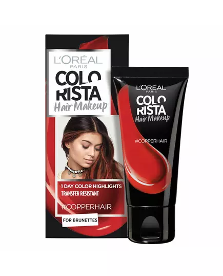 Полуперманентная краска для волос L'Oréal Paris Colorista Hair Makeup #COPPERHAIR, 30 мл, изображение 3