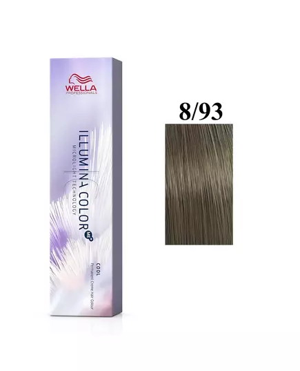 Стойкая краска для волос Wella Professionals Illumina Color Nº 8/93, 60 мл