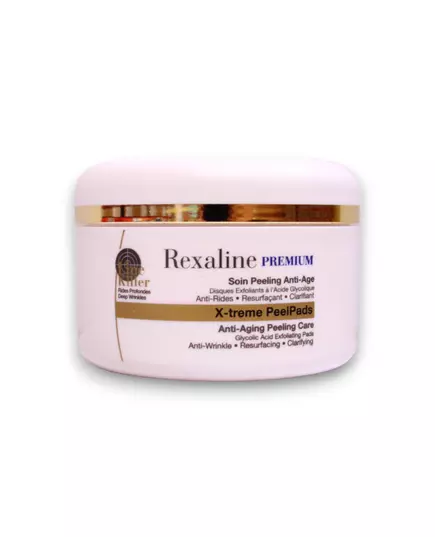 Очищающие пилинг-пэды для лица Rexaline Line Killer X-Treme Anti-Ageing, 30 штук