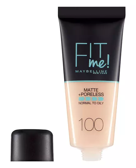 Тональная основа Maybelline Fit Me Matte + Poreless 100 Warm Ivory, 30 мл, изображение 2