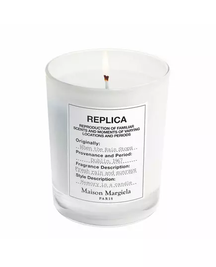 Ароматическая свеча Maison Margiela When The Rain Stops Fresh, 165 г