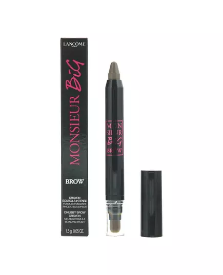 Кремовый карандаш для бровей с щёточкой 2-в-1 Lancôme Monsieur Big Brow 02 Chestnut, 1,5 г