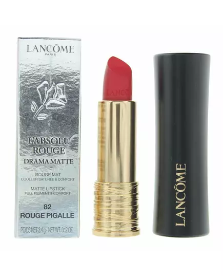 Кремовая матовая губная помада Lancôme L'Absolu Rouge Drama Matte 82 Rouge Pigalle, 3,4 г