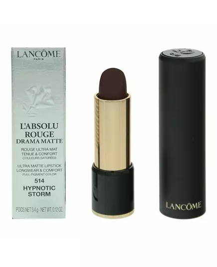 Кремовая губная помада Lancôme L'Absolu Rouge Drama Matte 514 Hypnotic Storm, 3,4 г