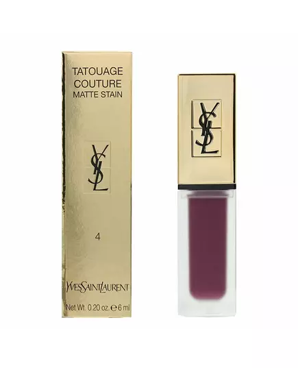 Матова рідка губна помада Yves Saint Laurent Tatouage Couture N4 Purple Identity, 6 мл, зображення 3