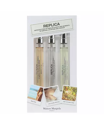 Набір туалетних вод для жінок Maison Margiela Beach Walk, Replica Bubble Bath, Replica When The Rain Stops, 10 мл