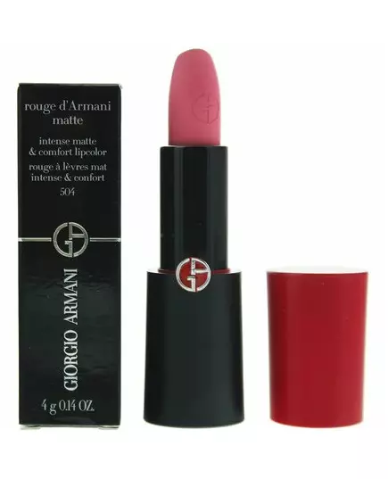Матова кремова губна помада Giorgio Armani Rouge d'Armani 504 Russian Rose, 4 г, зображення 2