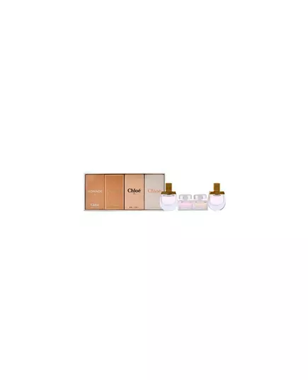 Набор миниатюр парфюмерии для женщин Chloé Eau De Parfum, Rose Tangerine Eau De Toilette, Nomade Eau De Parfum, Nomade Eau De Toilette, 4 × 5 мл