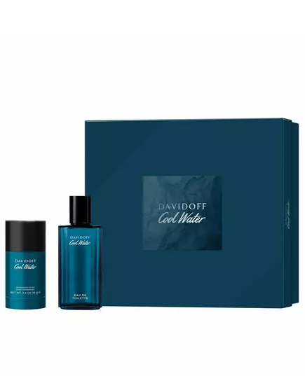 Набор парфюмерной воды и дезодоранта-стика для мужчин Davidoff Cool Water, 75 мл, изображение 2