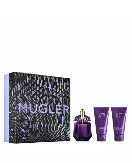 Набор гелей для душа и лосьонов для тела Thierry Mugler Alien All Skin Types, 50 мл
