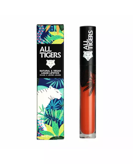 Матовый блеск для губ All Tigers Natural & Vegan 785 Hear Me Roar, 8 мл, изображение 3