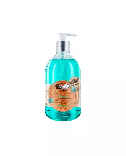 Гель для душа Les Petites Bains de Provence Monoi Для тела, лица и волос, для чувствительной кожи, 500 мл, изображение 2