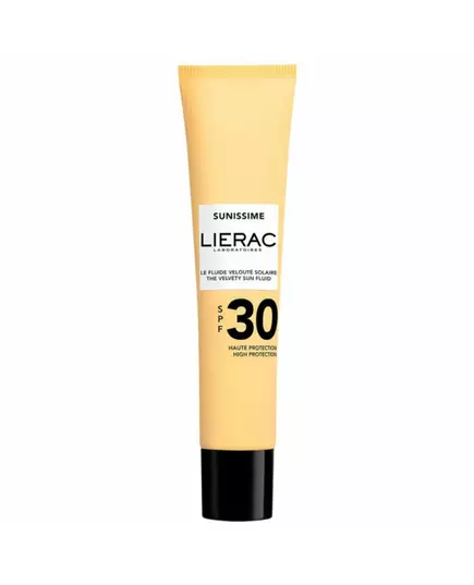 Антивозрастной дневной флюид для лица Lierac Sunissime The Sun Velvety SPF30, 40 мл, изображение 2