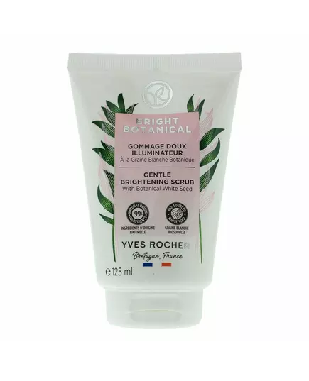 Відлущувальний скраб для очищення обличчя Yves Rocher Bright Botanical Brightening, 125 мл