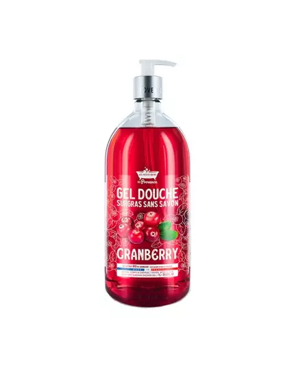 Гель для душа для чувствительной кожи Les Petites Bains de Provence Cranberry, 1000 мл