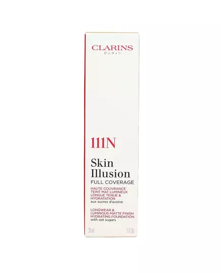 Жидкая тональная основа Clarins Skin Illusion Full Coverage 111N, 30 мл, изображение 2