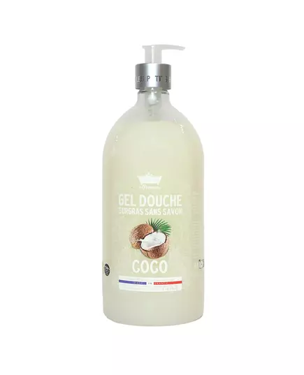 Гель для душа для чувствительной кожи Les Petites Bains de Provence Coconut, 1000 мл, изображение 2