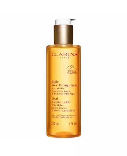 Масло для снятия макияжа с лица и глаз Clarins Total Alpine Herbs, 150 мл