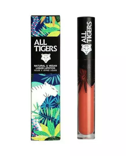 Матовый блеск для губ All Tigers Natural & Vegan 682 Dare To Stand, 8 мл, изображение 2
