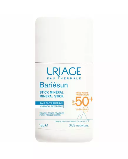 Минеральный солнцезащитный стик Uriage Bariesun SPF50+, 18 г