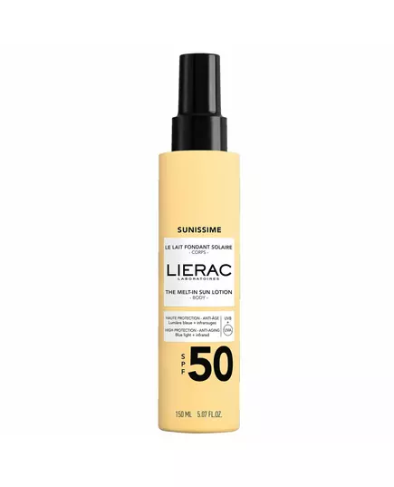 Солнцезащитный лосьон для лица и тела Lierac Sunissime The Melt-In Sun Anti-Aging SPF50, 150 мл
