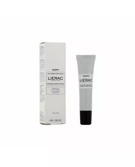 Гель для кожи вокруг глаз Lierac DIOPTI коррекция мешков, 15 мл, изображение 2
