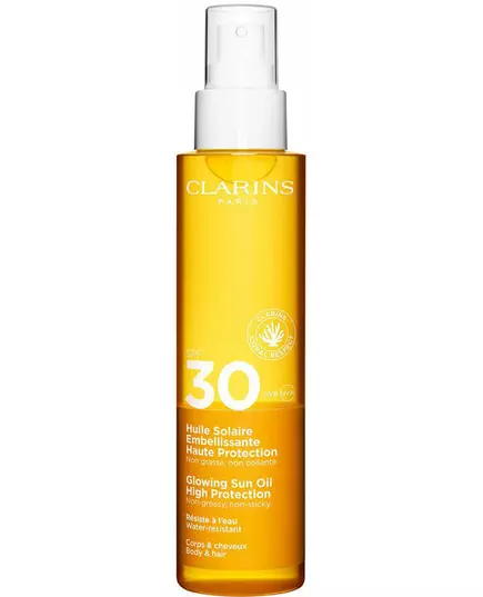 Сонцезахисний спрей для шкіри Clarins Glowing Sun SPF 30, 150 мл