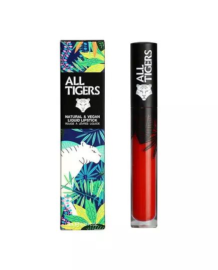 Матовый блеск для губ All Tigers Natural & Vegan 888 Call Me Queen, 8 мл, изображение 2