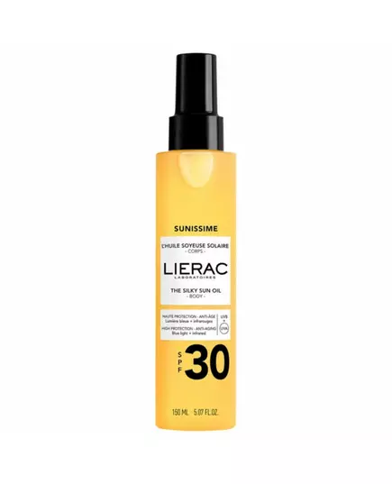 Олія для захисту від сонця Lierac The Sun Silky Oil SPF30, 150 мл, зображення 2