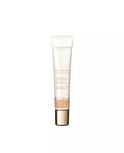 Тонирующий увлажняющий крем с SPF Clarins Skin Illusion 02, SPF25, 40 мл