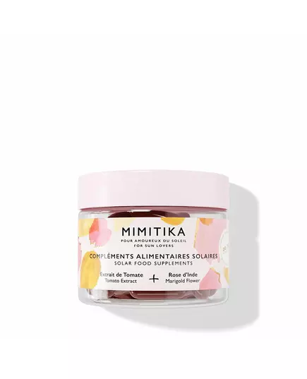 Пищевая добавка для дневной защиты от солнца Mimitika Solar Food Extrait De Tomate & Rose D'Inde, 25 г
