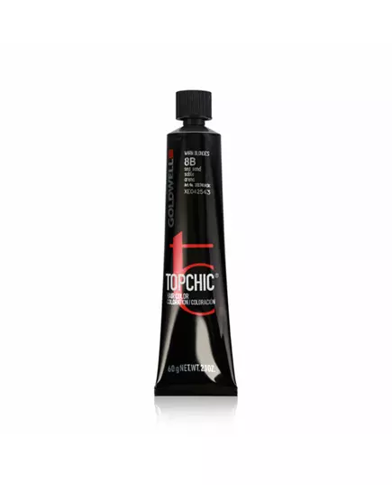 Стійка фарба для волосся Goldwell TopChic 8B Light Blonde Beige, 60 мл
