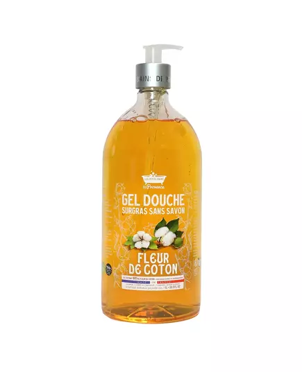 Гель для душу для чутливої шкіри Les Petites Bains de Provence Fleur de Coton, 1000 мл
