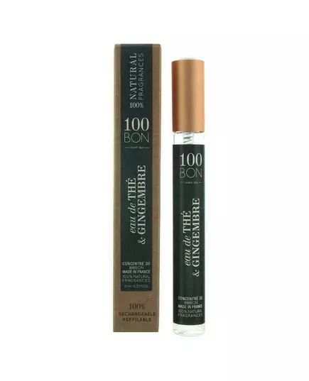 Миниатюра парфюмерной воды унисекс 100 Bon Eau de The & Gingembre, 15 мл, изображение 3