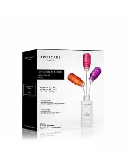 Набір сироваток для обличчя Apotcare My Clinical Serum Set Vitamin C, Vitamin B3, Licorice, 3 × 10 мл, зображення 2