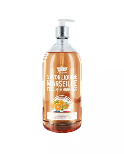 Жидкое мыло для рук и тела Les Petites Bains de Provence Marseille Orange Blassom, 1000 мл