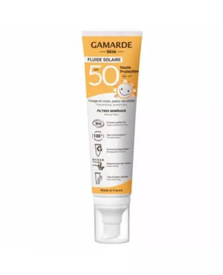 Солнцезащитный крем для лица и тела Gamarde Bio Sun Protection SPF 50, 100 мл