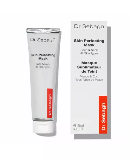 Кремова маска для обличчя та шиї Dr Sebagh Skin Perfecting Illuminating, 150 мл, зображення 2