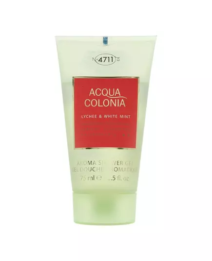 Увлажняющий гель для душа 4711 Acqua Colonia Lychee & White Mint, 75 мл, изображение 2