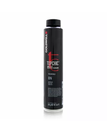 Стойкая краска для волос Goldwell TopChic 8N Light Blonde, 250 мл