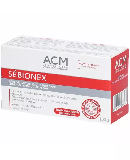 Очищающий брусок для лица Laboratoire Acm Sebionex, 100 г