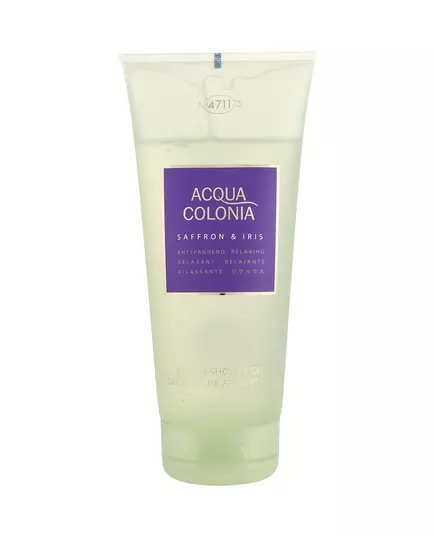 Зволожувальний гель для душу 4711 Acqua Colonia Saffron & Iris Для всіх типів шкіри, 200 мл
