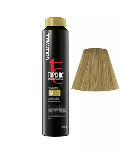 Стойкая краска для волос Goldwell TopChic 9A Cool Blonde, 250 мл