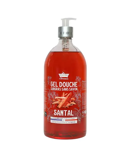 Гель для душу для тіла, обличчя та волосся Les Petites Bains de Provence Santal Для чутливої шкіри, 1000 мл