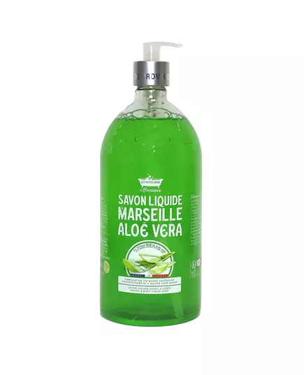 Жидкое мыло для рук и тела Les Petites Bains de Provence Marseille Aloe Vera, 1000 мл