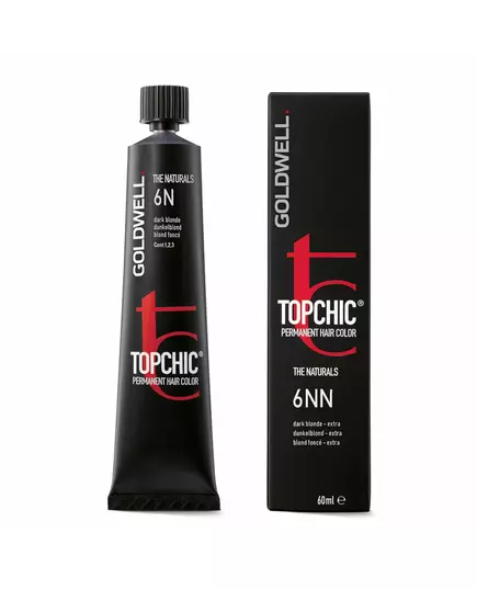 Стойкая краска для волос Goldwell TopChic 6N Dark Blonde, 60 мл