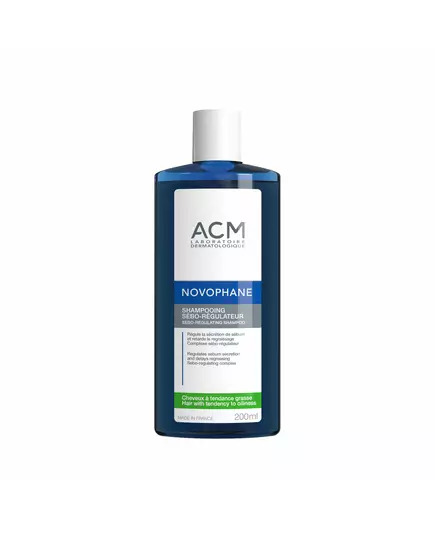 Шампунь для регулирования избыточной жирности волос Laboratoire Acm Novophane, 200 мл